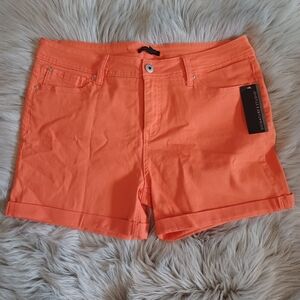 Signature Studio New Orange Chino Shorts Size 16